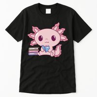 Axolotl Reading Tall T-Shirt