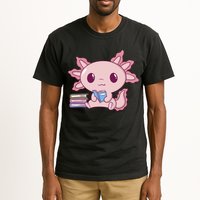 Axolotl Reading Tall T-Shirt