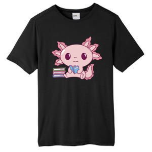 Axolotl Reading Tall Fusion ChromaSoft Performance T-Shirt