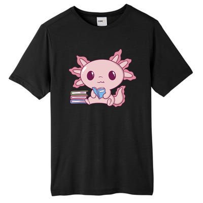 Axolotl Reading Tall Fusion ChromaSoft Performance T-Shirt