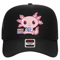 Axolotl Reading Hat