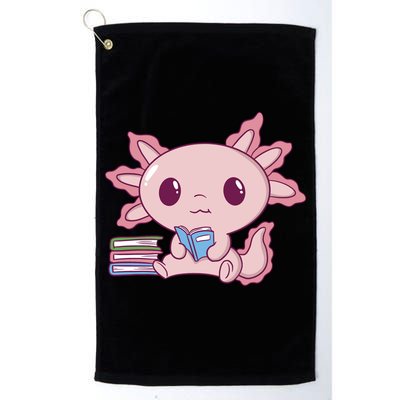 Axolotl Reading Golf Towel