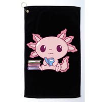 Axolotl Reading Golf Towel