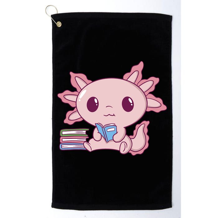 Axolotl Reading Golf Towel