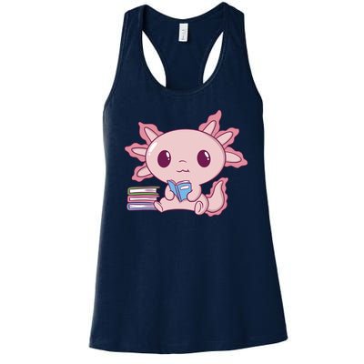 Axolotl Reading Women's Racerback Tank