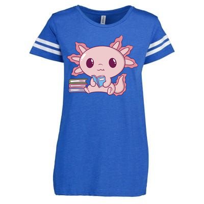 Axolotl Reading Enza Ladies Jersey Football T-Shirt