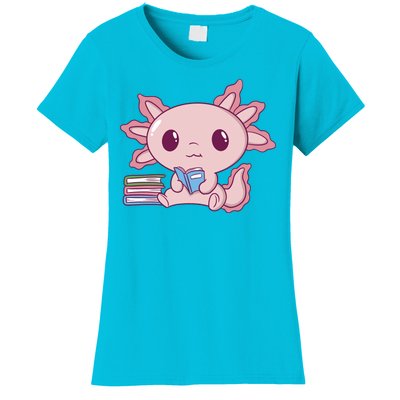 Axolotl Reading Women's T-Shirt