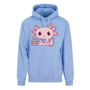 Axolotl Reading Unisex Surf Hoodie