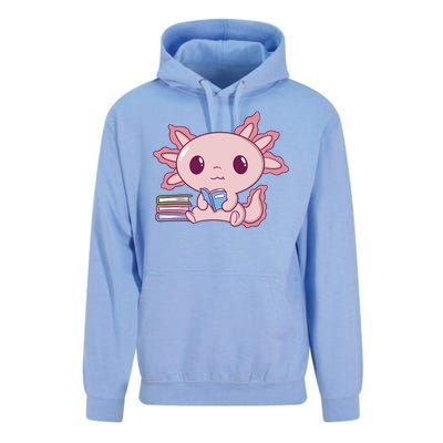 Axolotl Reading Unisex Surf Hoodie