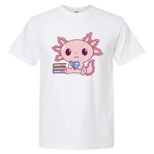 Axolotl Reading Garment-Dyed Heavyweight T-Shirt