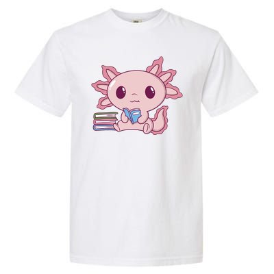 Axolotl Reading Garment-Dyed Heavyweight T-Shirt