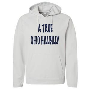 Allison Russo A True Ohio Hillbilly Performance Fleece Hoodie