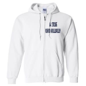 Allison Russo A True Ohio Hillbilly Full Zip Hoodie