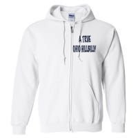 Allison Russo A True Ohio Hillbilly Full Zip Hoodie