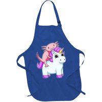 Axolotl Riding A Unicorn Funny Cute Apron