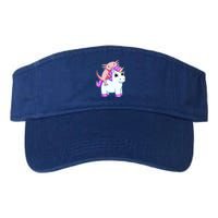 Axolotl Riding A Unicorn Funny Cute Valucap Bio-Washed Visor