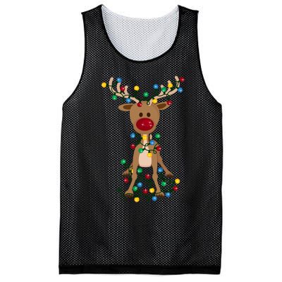 Adorable Reindeer Mesh Reversible Basketball Jersey Tank