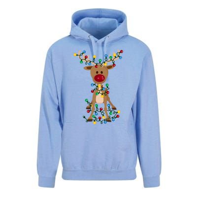 Adorable Reindeer Unisex Surf Hoodie