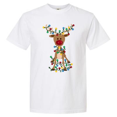 Adorable Reindeer Garment-Dyed Heavyweight T-Shirt