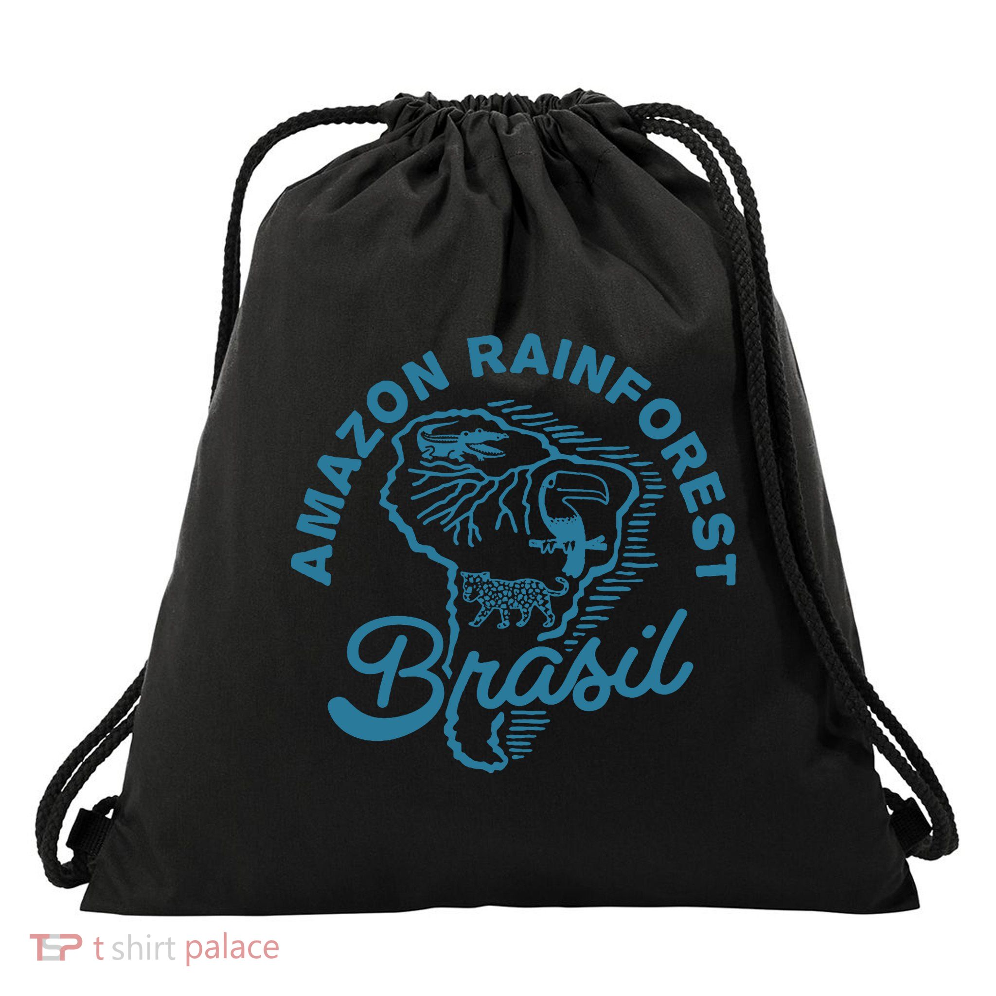 Amazon Rainforest Drawstring Bag