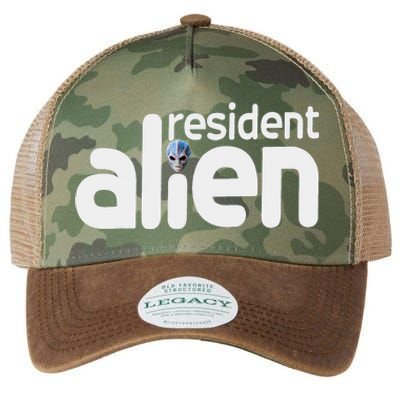 Alien Resident A Strange Student Legacy Tie Dye Trucker Hat