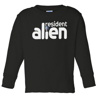 Alien Resident A Strange Student Toddler Long Sleeve Shirt