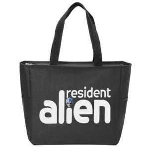 Alien Resident A Strange Student Zip Tote Bag