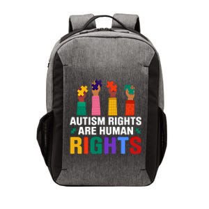 Autism Rights Are Hu Rights Autism Awareness Acceptance Gift Vector Backpack