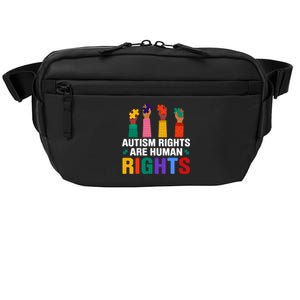 Autism Rights Are Hu Rights Autism Awareness Acceptance Gift Crossbody Pack