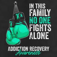 Addiction Recovery Awareness Month Gloves Teal Ribbon Adult Drive Performance Visor