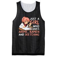 Anime Ra and Sketching A Japan Lover's Dream Mesh Reversible Basketball Jersey Tank