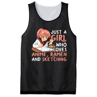 Anime Ra and Sketching A Japan Lover's Dream Mesh Reversible Basketball Jersey Tank