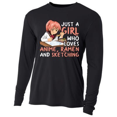 Anime Ra and Sketching A Japan Lover's Dream Cooling Performance Long Sleeve Crew