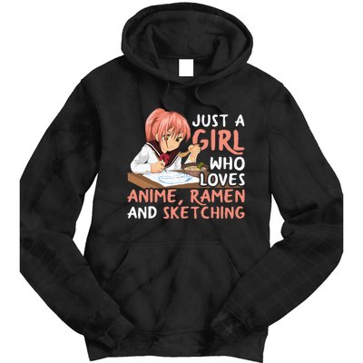 Anime Ra and Sketching A Japan Lover's Dream Tie Dye Hoodie