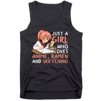 Anime Ra and Sketching A Japan Lover's Dream Tank Top