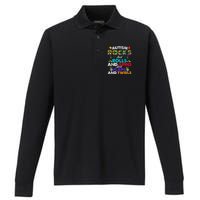 Autism Rocks And Rolls Funny Autism Awareness Month Performance Long Sleeve Polo