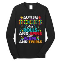 Autism Rocks And Rolls Funny Autism Awareness Month Long Sleeve Shirt