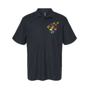 Autism Rocks Autism Awareness Guitar Puzzle Pieces Softstyle Adult Sport Polo