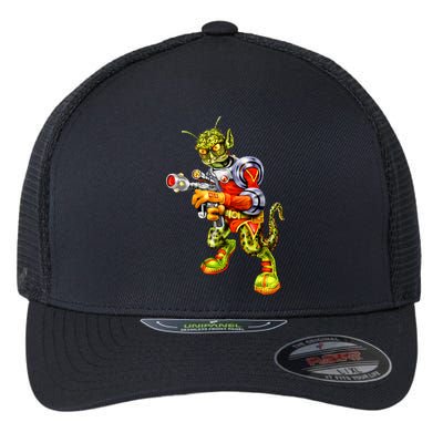 Alien Reptilian Flexfit Unipanel Trucker Cap
