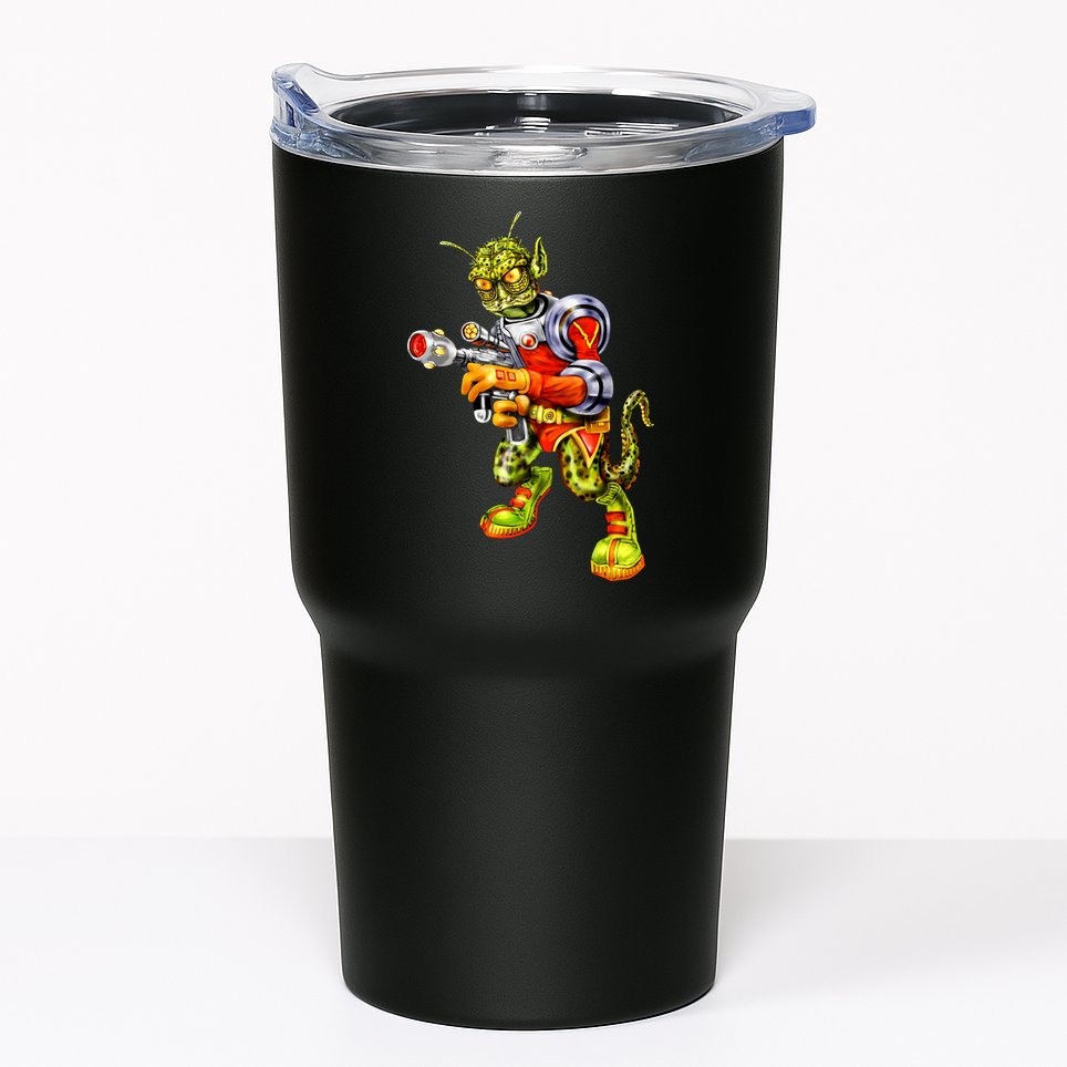 Alien Reptilian Tumbler