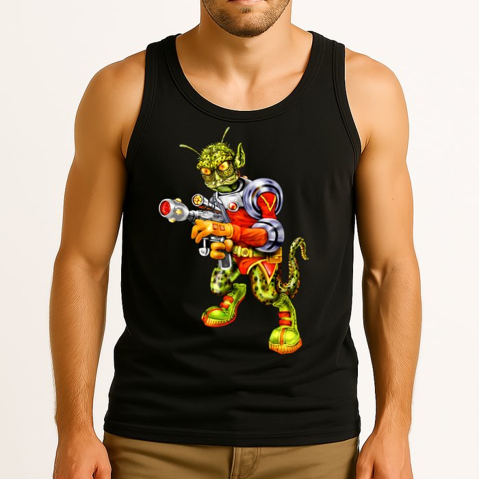 Alien Reptilian Tank Top
