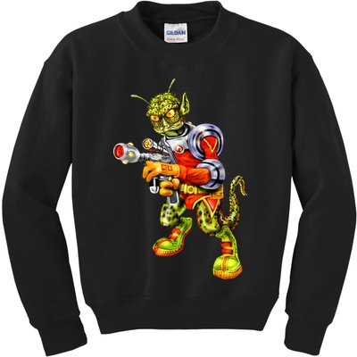 Alien Reptilian Kids Sweatshirt