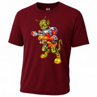 Alien Reptilian Cooling Performance Crew T-Shirt