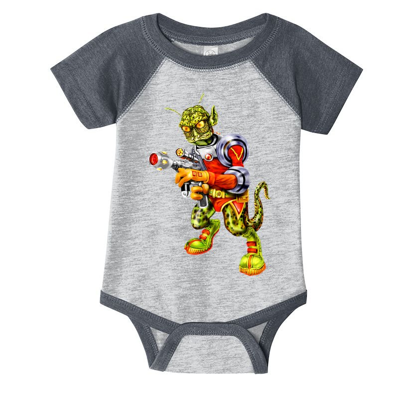 Alien Reptilian Infant Baby Jersey Bodysuit