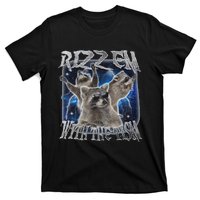 Autistic Racoon Autism Meme Funny Rizz Em With The Tism T-Shirt