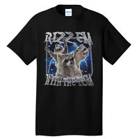 Autistic Racoon Autism Meme Funny Rizz Em With The Tism Tall T-Shirt