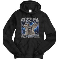 Autistic Racoon Autism Meme Funny Rizz Em With The Tism Tie Dye Hoodie