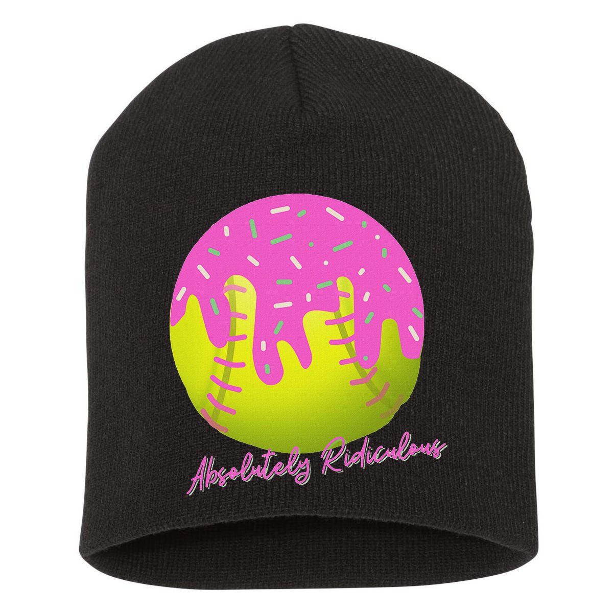 Absolutely Ridiculous Short Acrylic Beanie