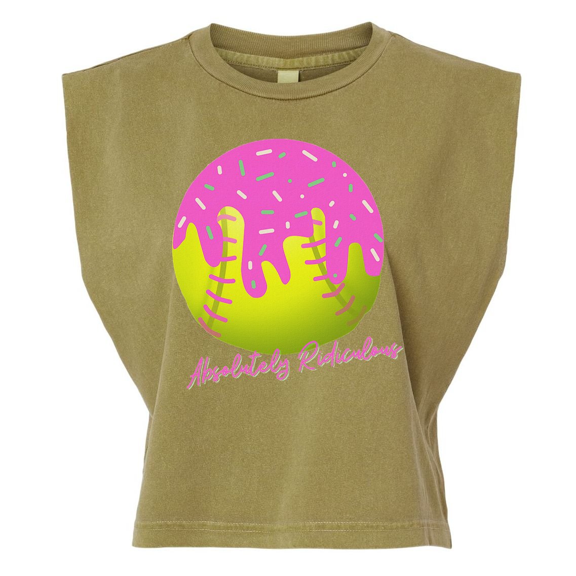 Absolutely Ridiculous Garment-Dyed Women's Muscle Tee