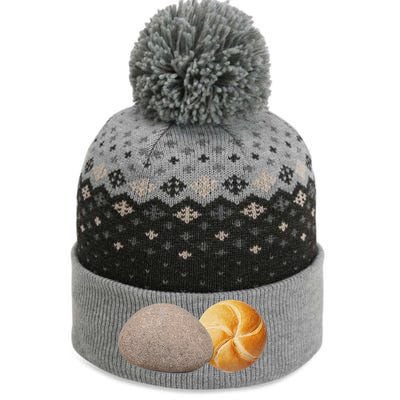 A Rock And A Roll ItS A Rock And A Roll Pictogram The Baniff Cuffed Pom Beanie